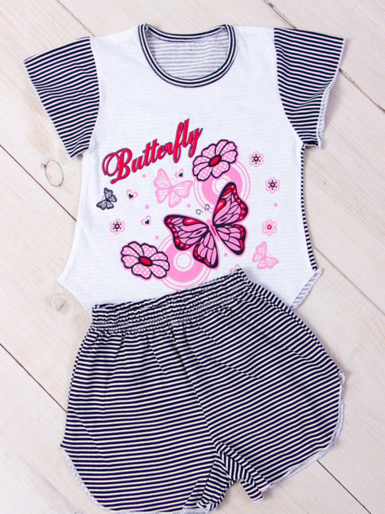 Піжама Носи своє модель 9668-002-33-meteliki-tonka-smuzhka-chorn-sinj Фото