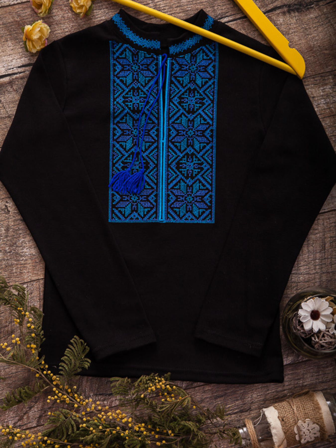 Вышитая рубашка Носи своє модель 9943-015-22v-blakitnij Фото