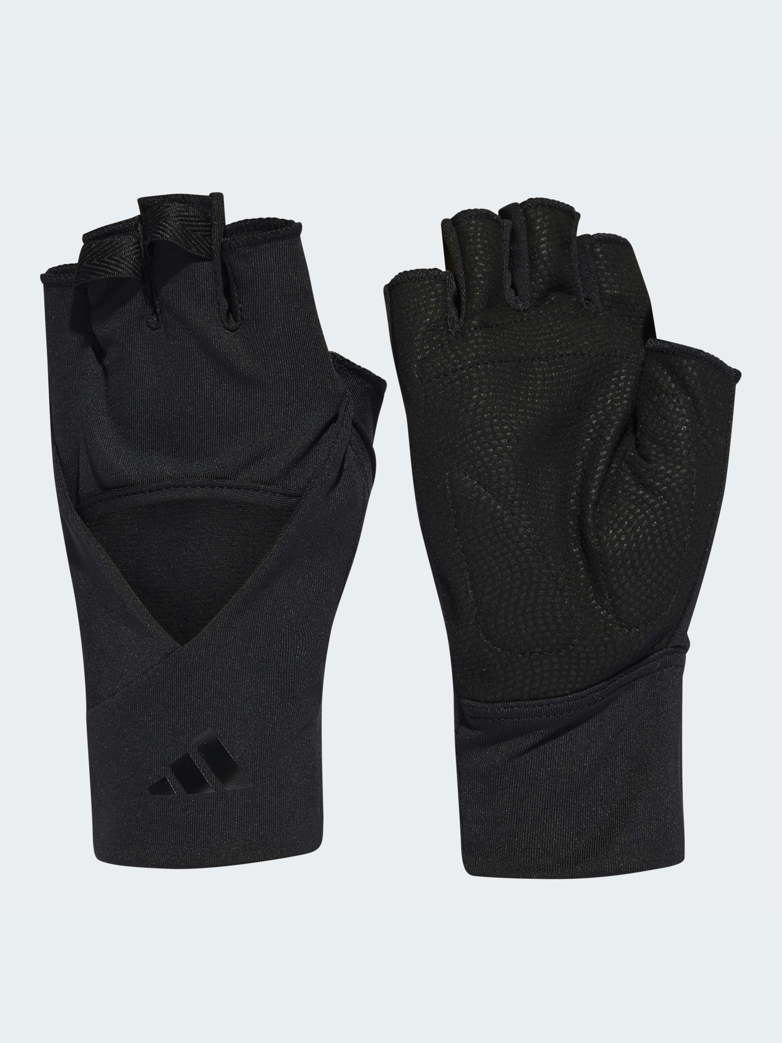 adidas Рукавички для спорту (HT3931) Жіноче колір - Чорний матеріал - Перероблений поліестер adidas - купити в Україні