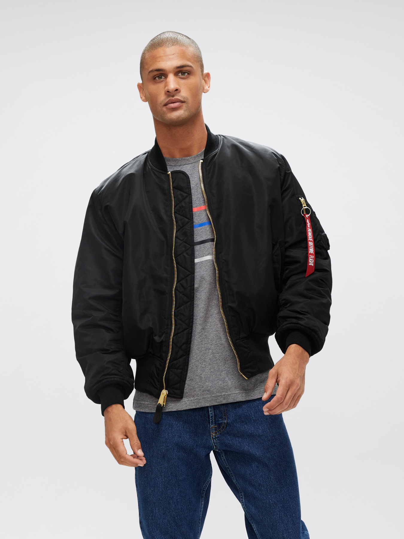 Куртки и дубленки Alpha Industries модель MJM21300C1_001 Фото