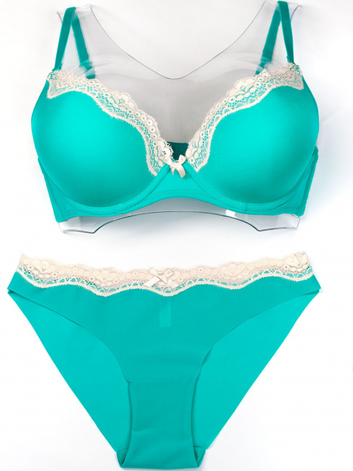 Комплект белья ISSA Plus модель BL2-747_turquoise Фото