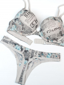 Комплект білизни ISSA Plus модель BL2-748_grey Фото