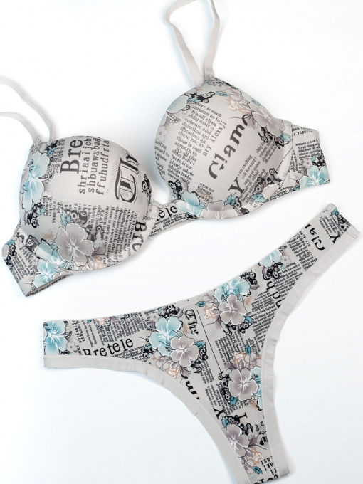 Комплект белья ISSA Plus модель BL2-748_grey Фото