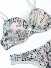 Комплект белья ISSA Plus модель BL2-748_grey Комплект белья ISSA Plus модель BL2-748_grey Фото