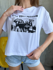 Футболка ISSA Plus модель WN20-503_white Фото