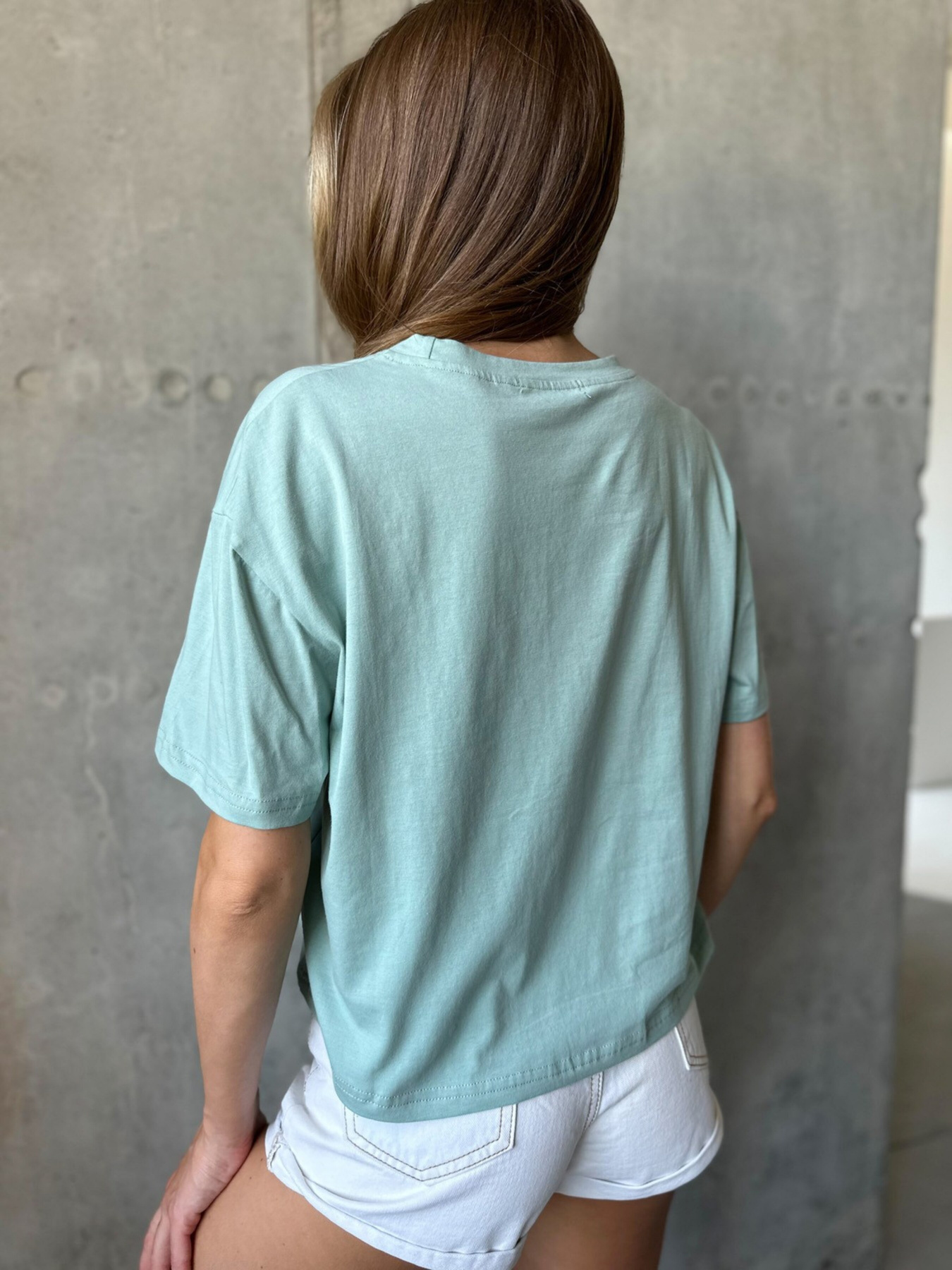 Футболка ISSA Plus модель WN20-503_turquoise Фото