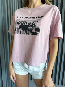 Футболка ISSA Plus модель WN20-503_pink Фото