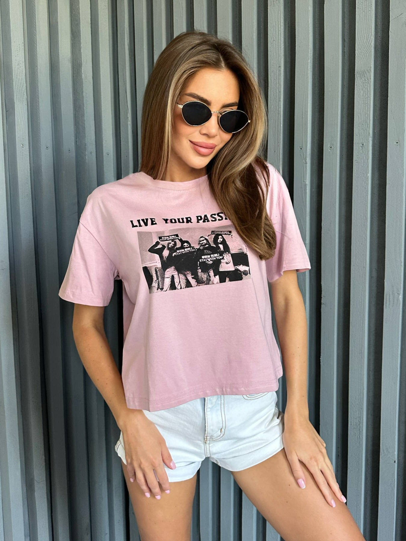 Футболка ISSA Plus модель WN20-503_pink Фото