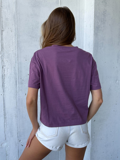 Футболка ISSA Plus модель WN20-503_purple — фото 3 - INTERTOP