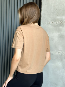 Футболка ISSA Plus модель WN20-504_brown Фото