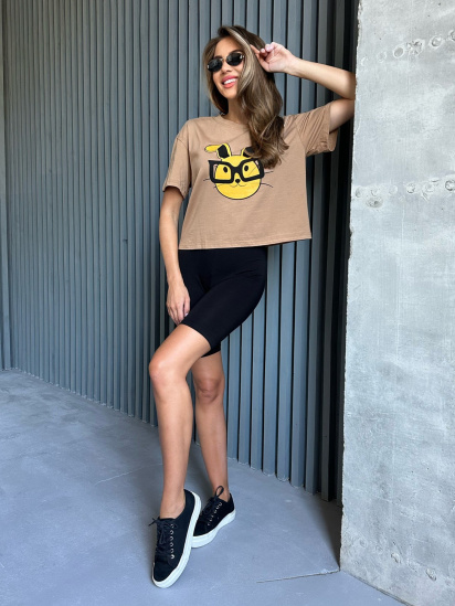 Футболка ISSA Plus модель WN20-504_brown - фото