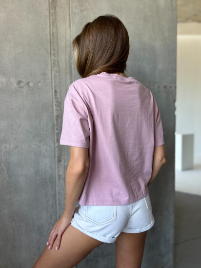 Футболка ISSA Plus модель WN20-504_pink — фото 3 - INTERTOP