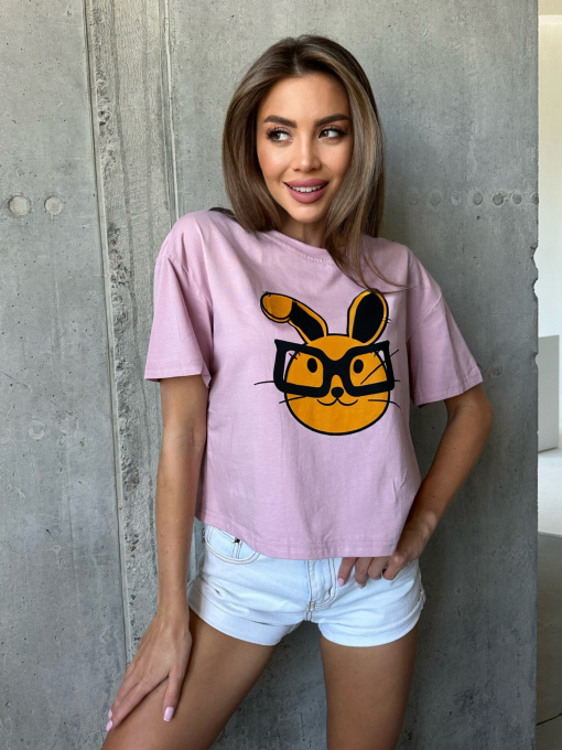 Футболка ISSA Plus модель WN20-504_pink Фото