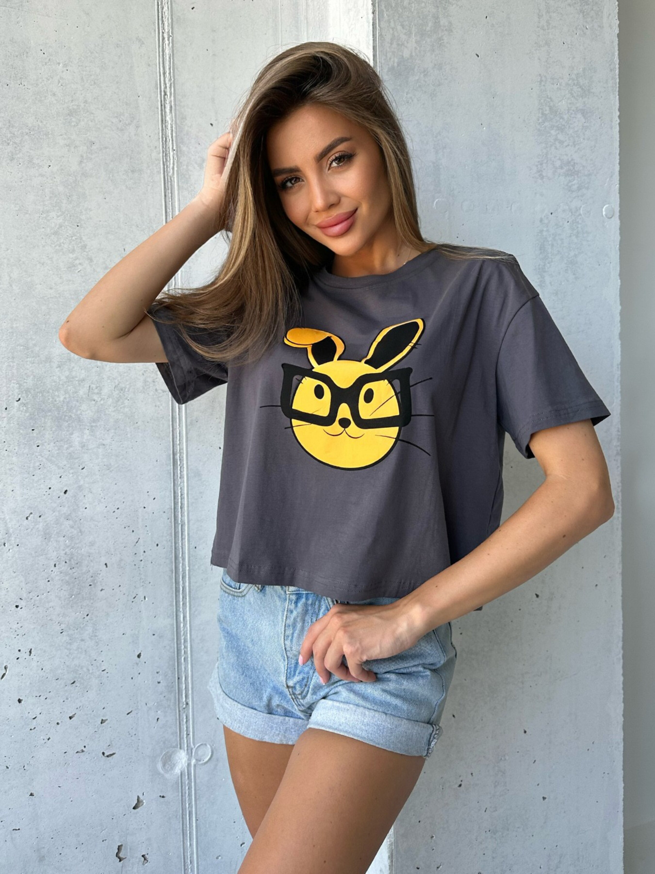 Футболка ISSA Plus модель WN20-504_grey Фото