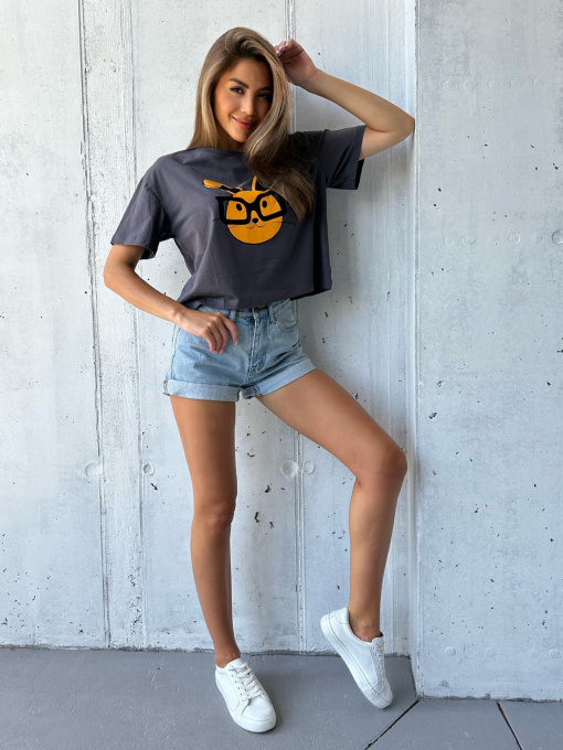 Футболка ISSA Plus модель WN20-504_grey Фото