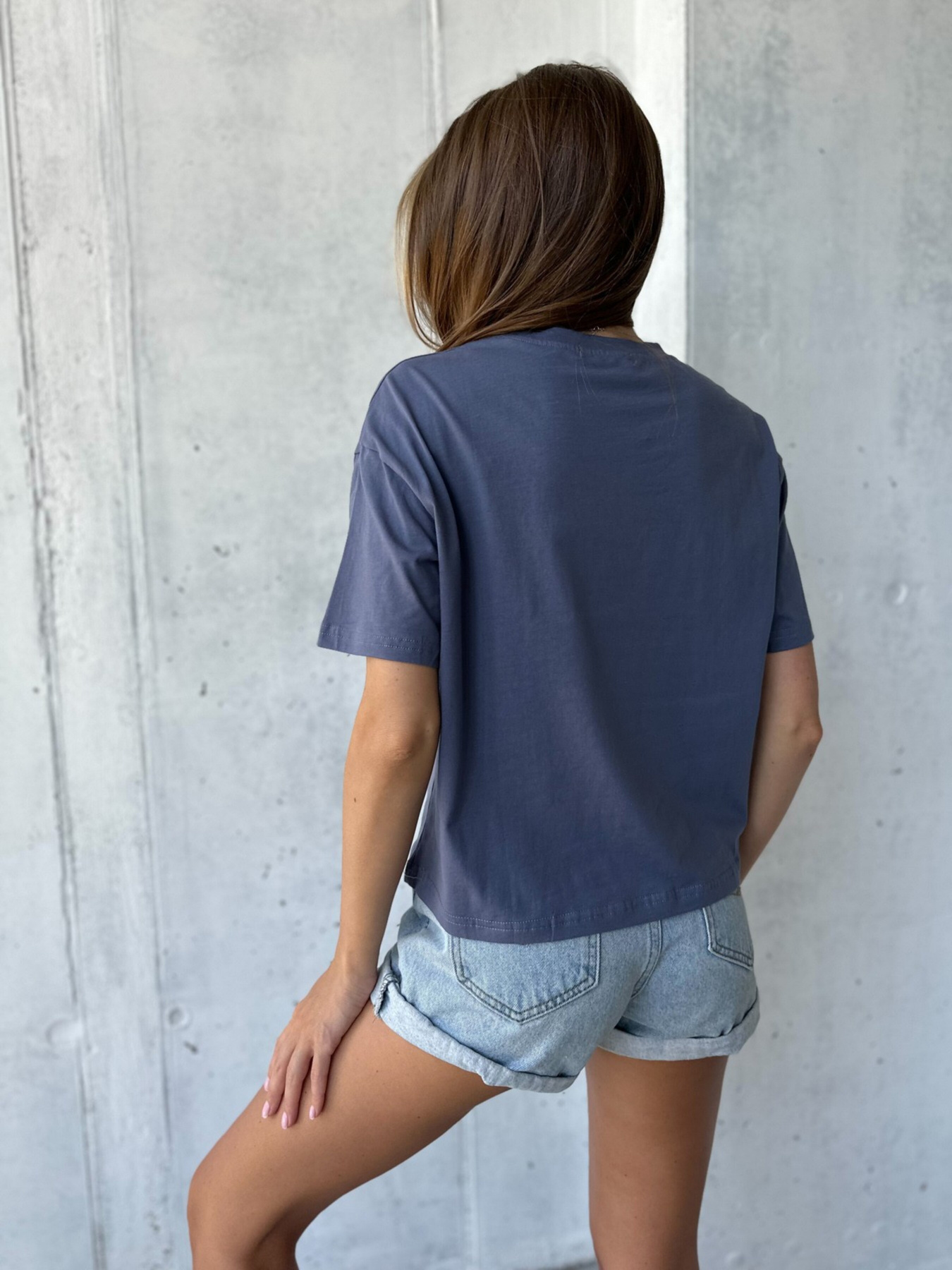 Футболка ISSA Plus модель WN20-504_blue Фото