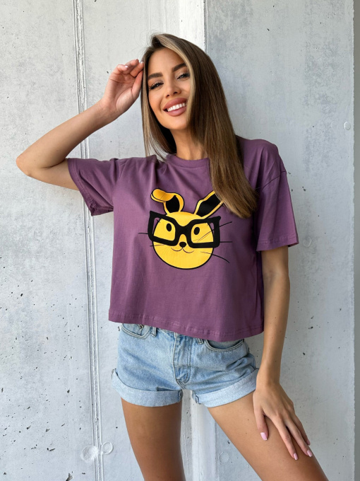 Футболка ISSA Plus модель WN20-504_purple Фото