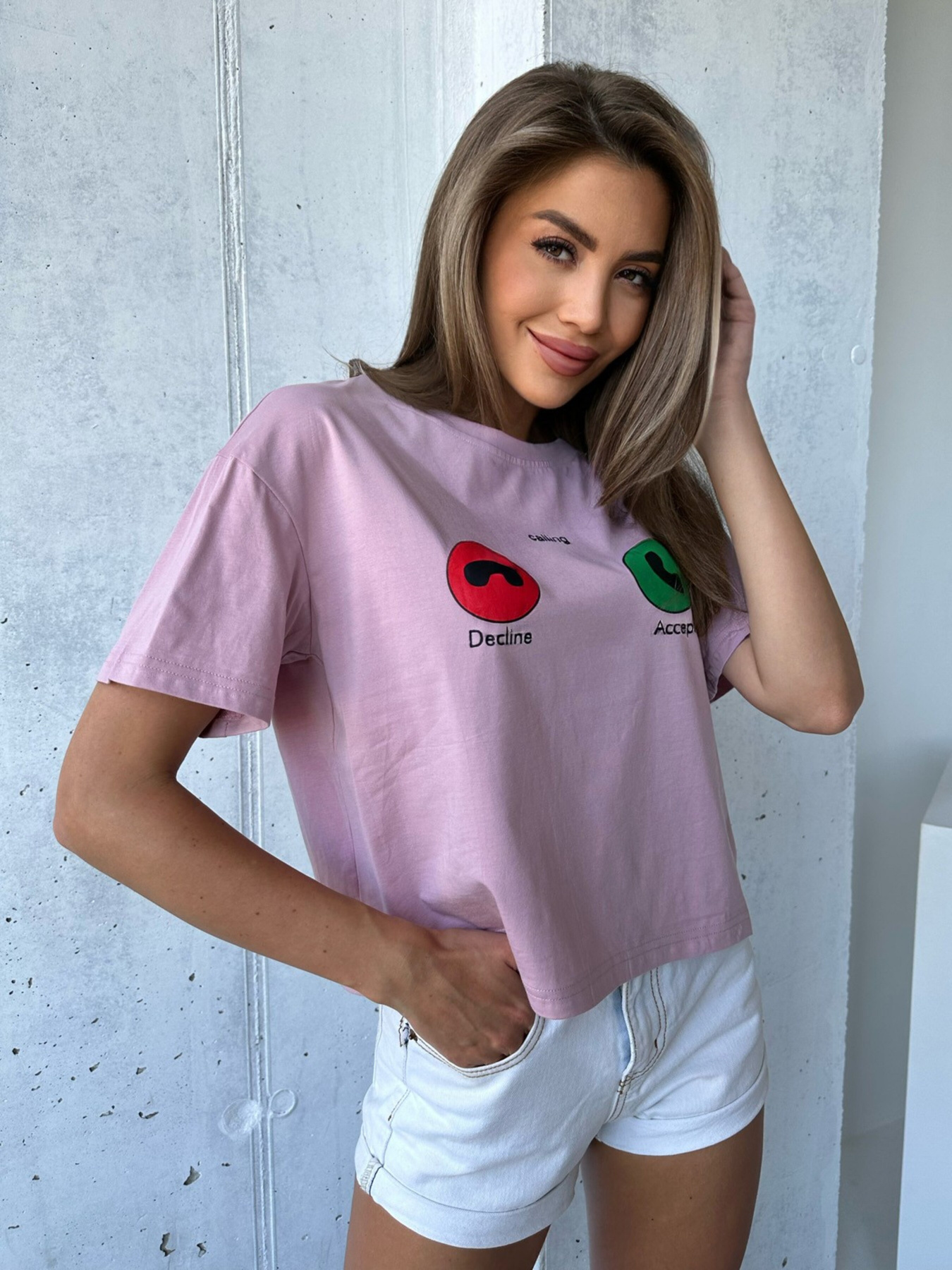 Футболка ISSA Plus модель WN20-505_pink Фото