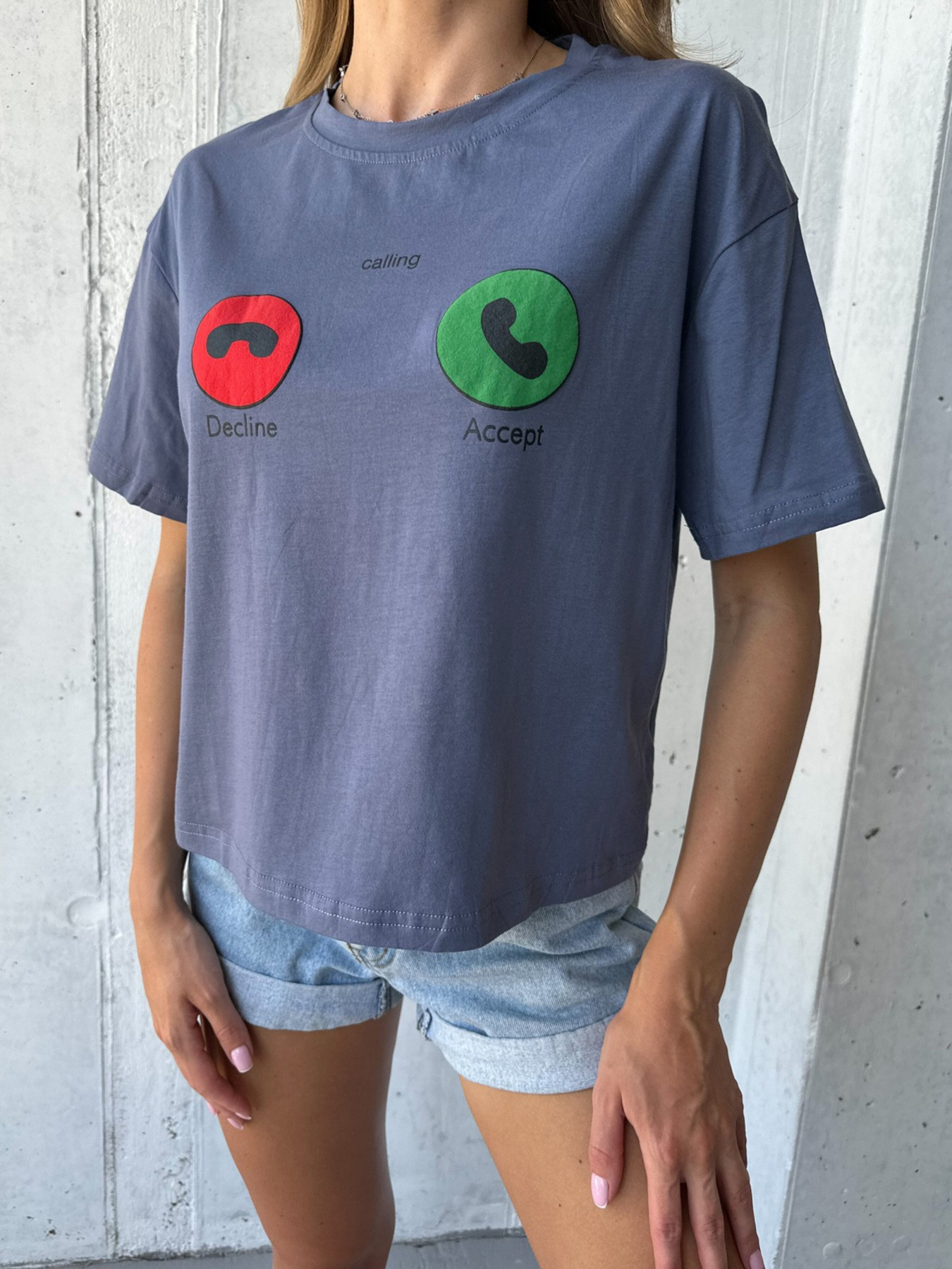 Футболка ISSA Plus модель WN20-505_blue Фото