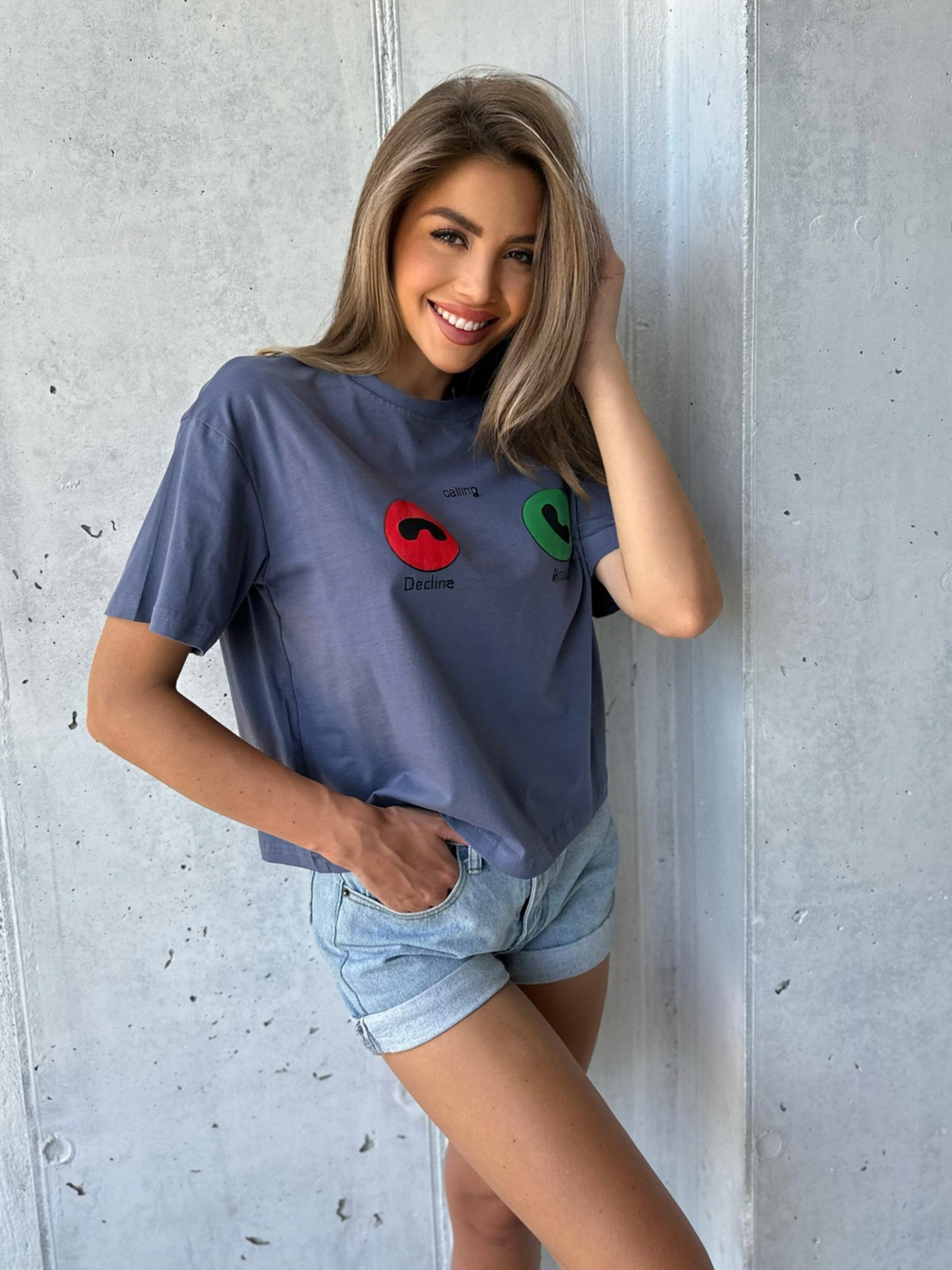 Футболка ISSA Plus модель WN20-505_blue Футболка ISSA Plus модель WN20-505_blue Фото