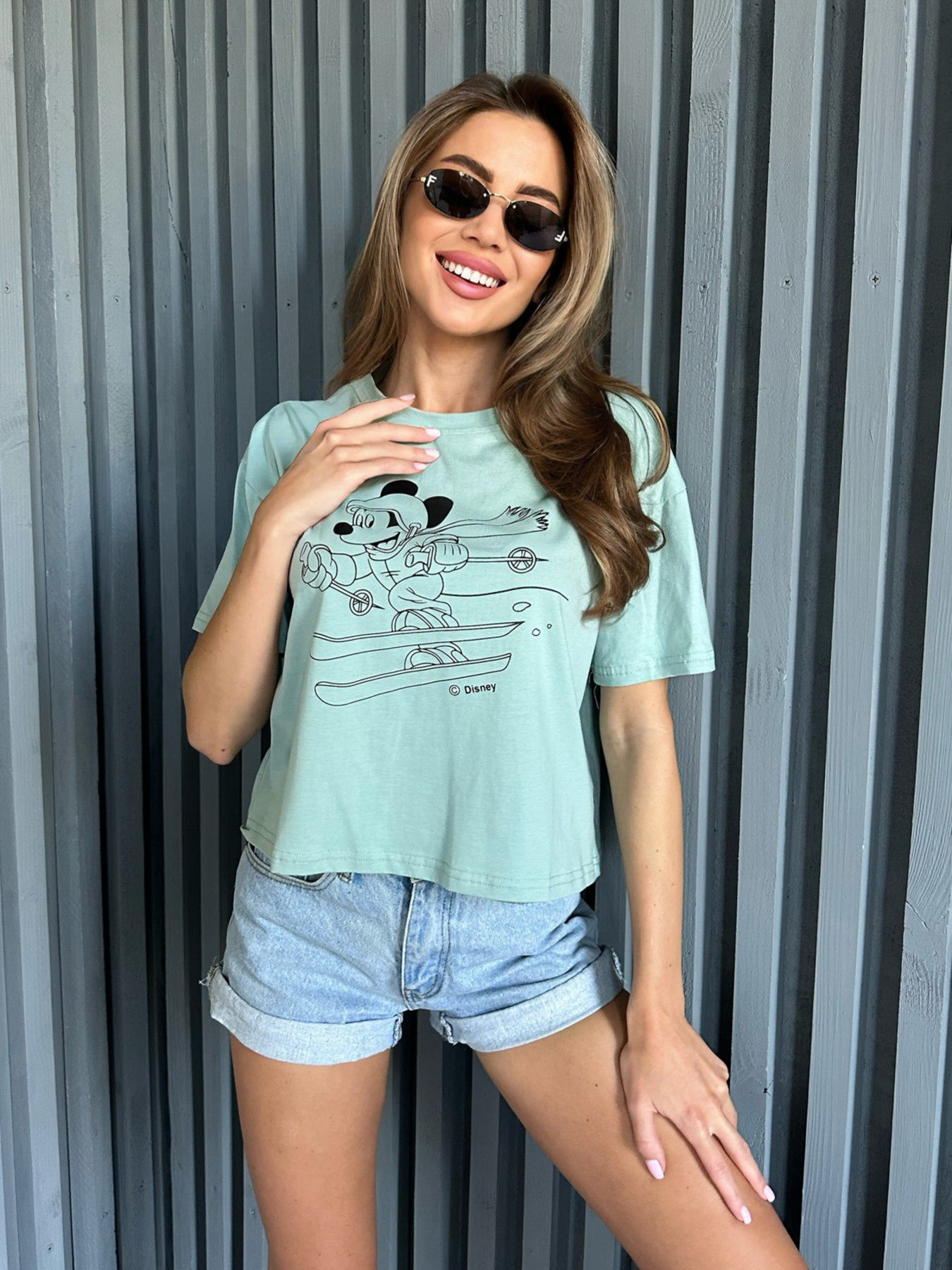 Футболка ISSA Plus модель WN20-506_turquoise Фото