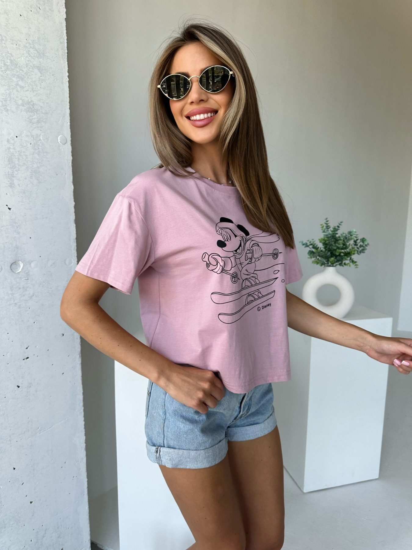 Футболка ISSA Plus модель WN20-506_pink Фото