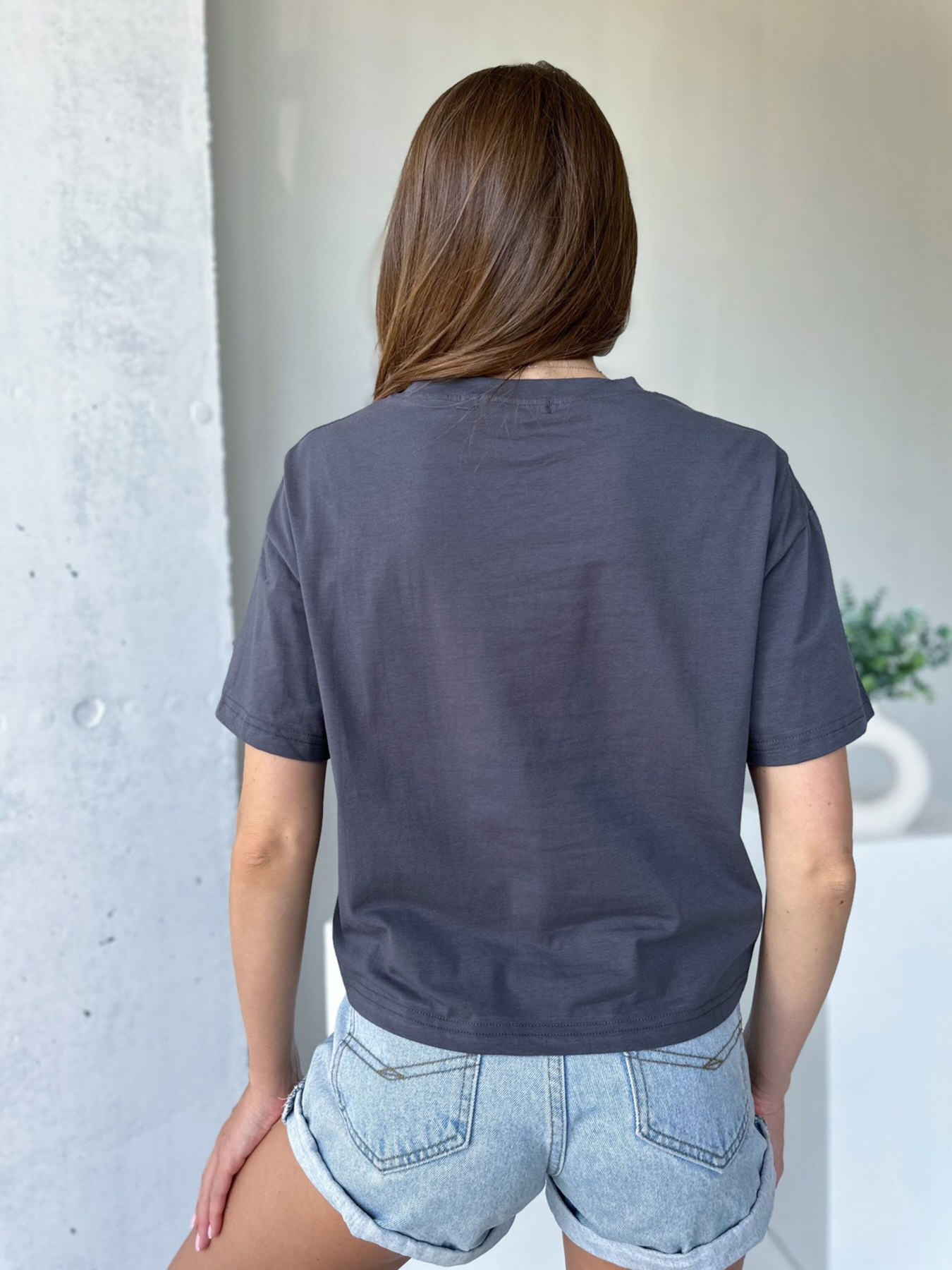 Футболка ISSA Plus модель WN20-506_grey Фото