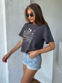 Футболка ISSA Plus модель WN20-506_grey Фото