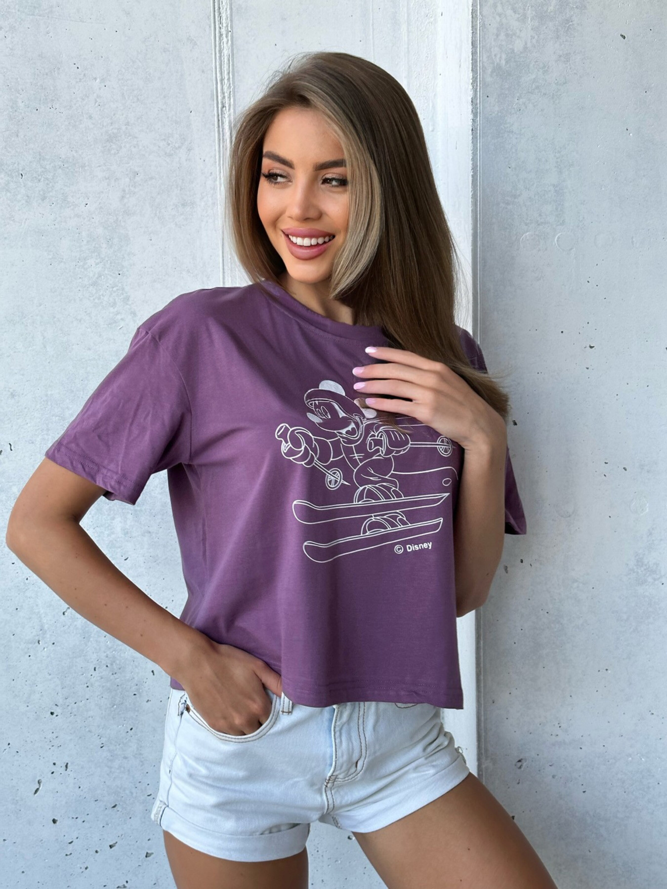 Футболка ISSA Plus модель WN20-506_purple Фото