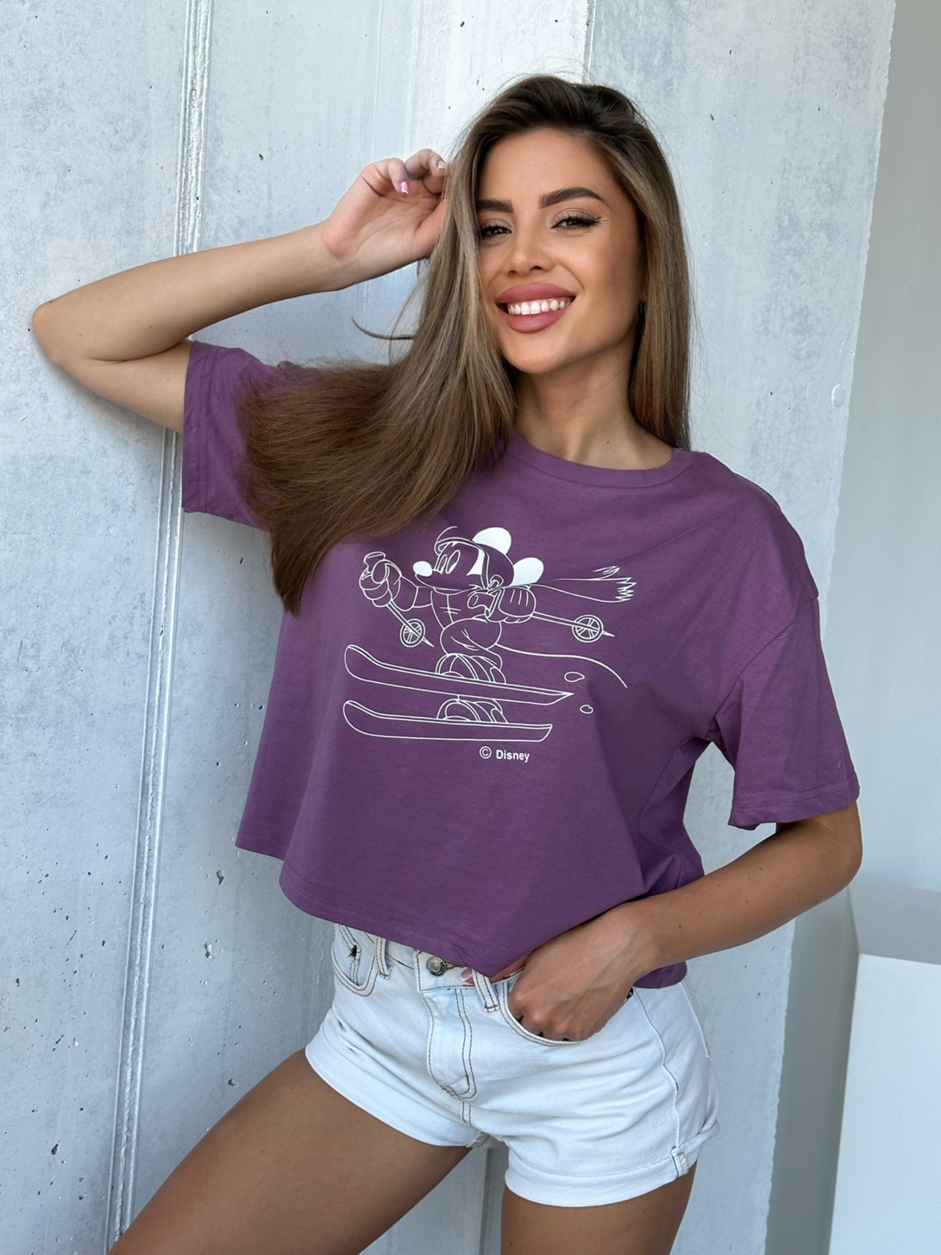 Футболка ISSA Plus модель WN20-506_purple Фото