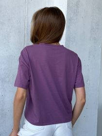 Футболка ISSA Plus модель WN20-506_purple Фото