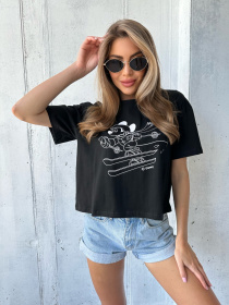 Футболка ISSA Plus модель WN20-506_black Фото