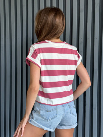 Футболка ISSA Plus модель WN20-509_pink Фото