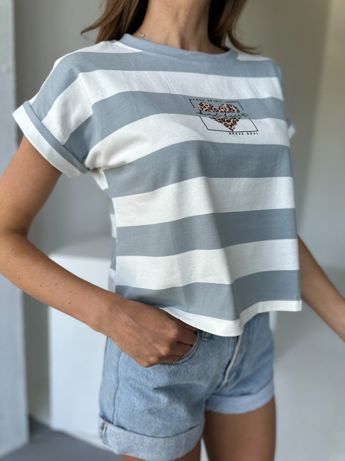 Футболка ISSA Plus модель WN20-509_grey Фото