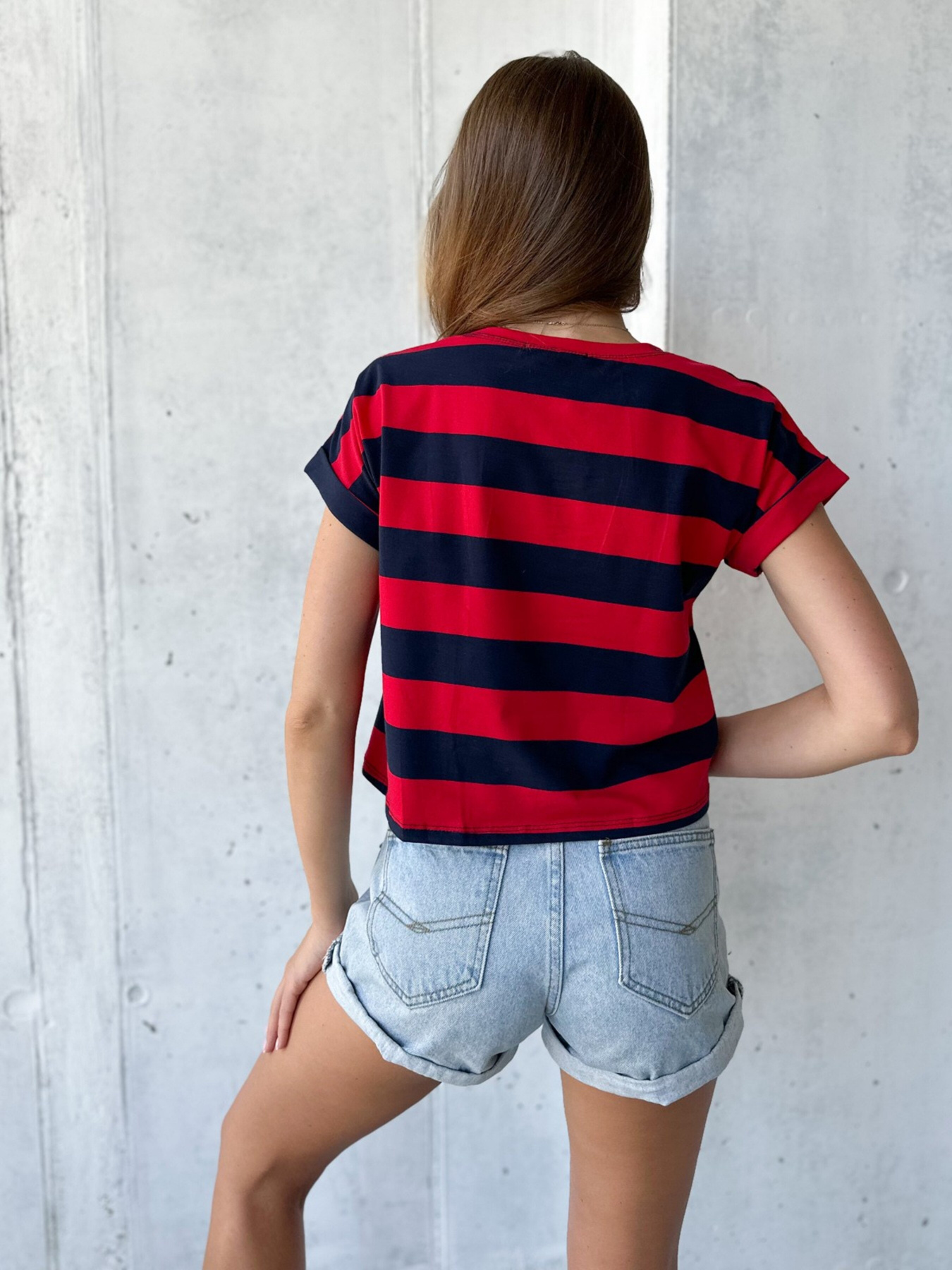 Футболка ISSA Plus модель WN20-509_bluered Фото