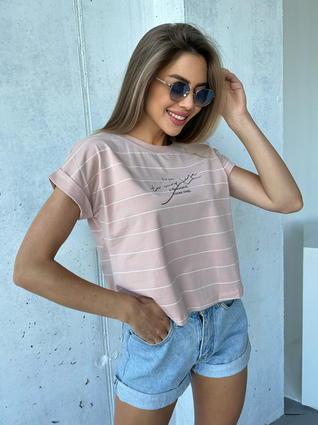 Футболка ISSA Plus модель WN20-510_pink Фото