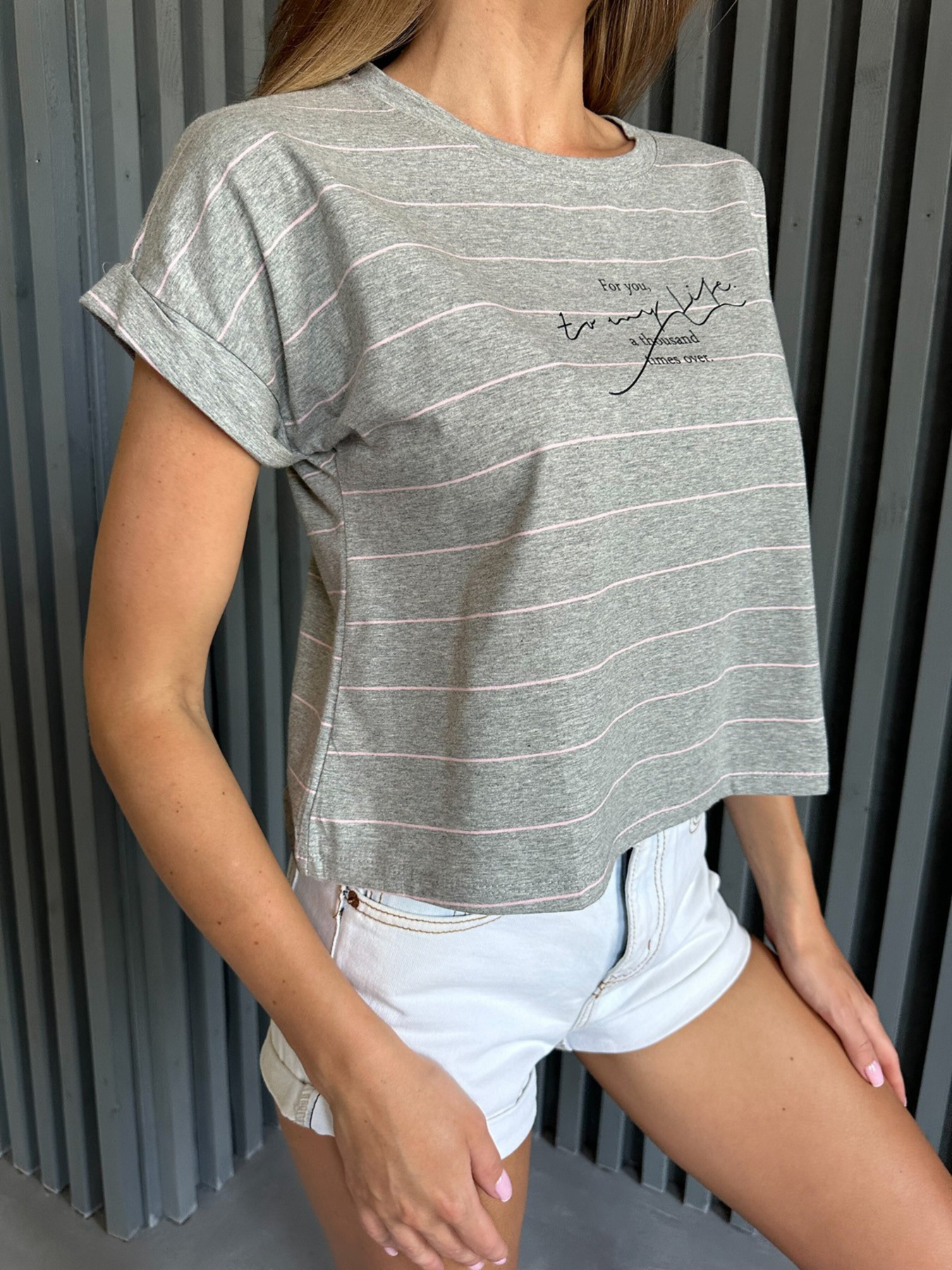 Футболка ISSA Plus модель WN20-510_grey Футболка ISSA Plus модель WN20-510_grey Фото