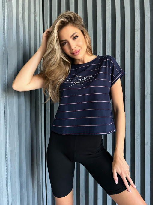 Футболка ISSA Plus модель WN20-510_blue Фото