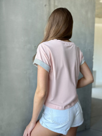 Футболка ISSA Plus модель WN20-513_pink Фото