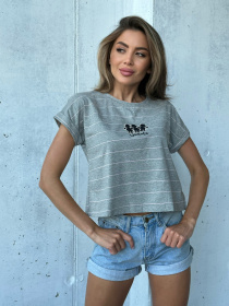 Футболка ISSA Plus модель WN20-515_grey Фото