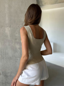 Майка ISSA Plus модель WN20-516_beige Фото