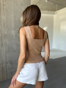 Майка ISSA Plus модель WN20-516_brown Фото