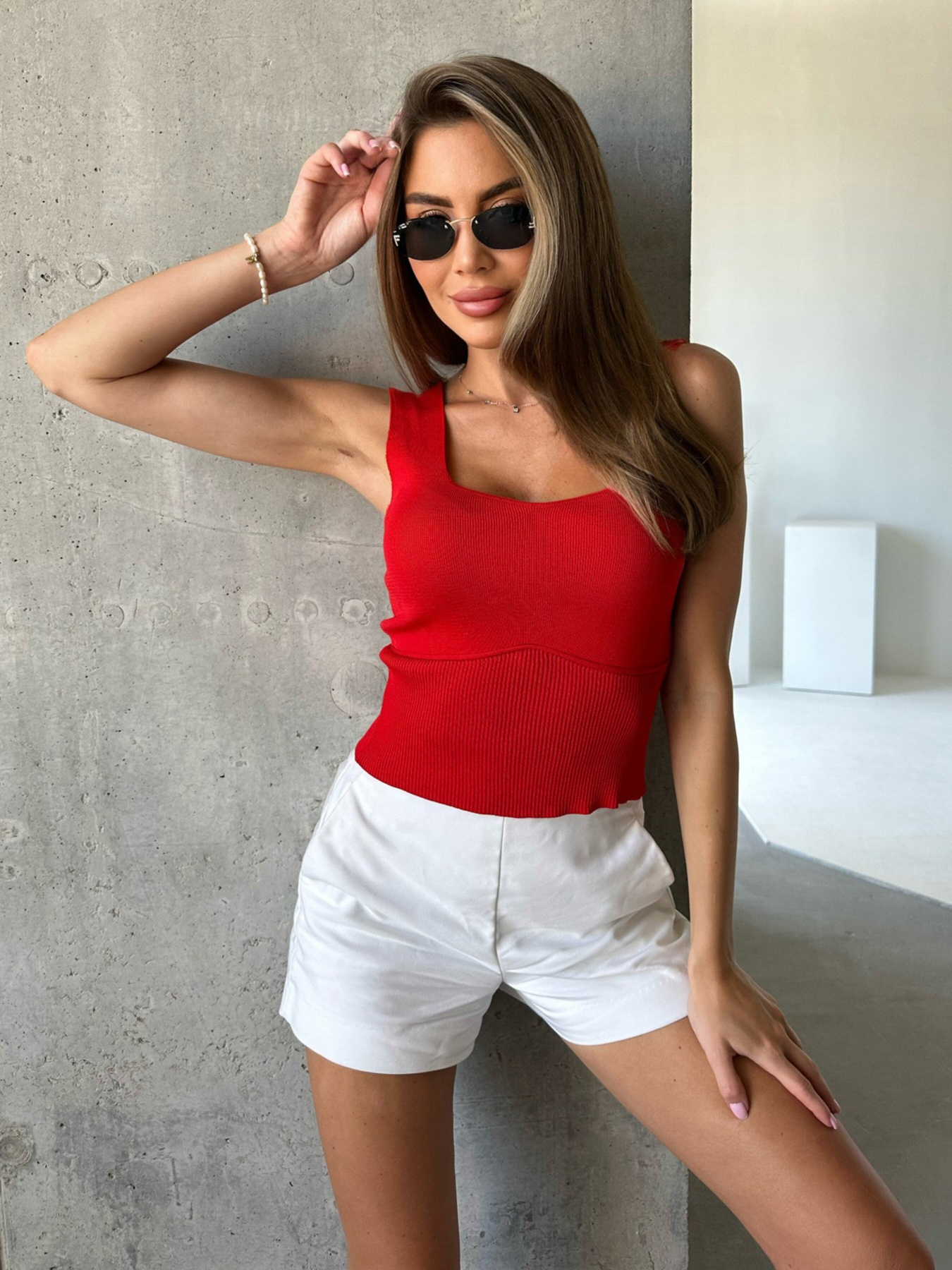 Майка ISSA Plus модель WN20-516_red Фото