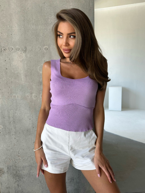 Майка ISSA Plus модель WN20-516_lilac Фото