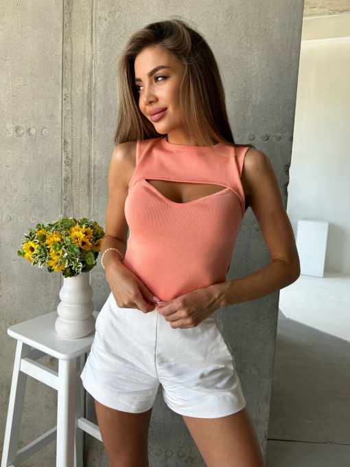 Майка ISSA Plus модель WN20-518_coral Фото