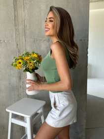 Майка ISSA Plus модель WN20-519_green Майка ISSA Plus модель WN20-519_green Фото