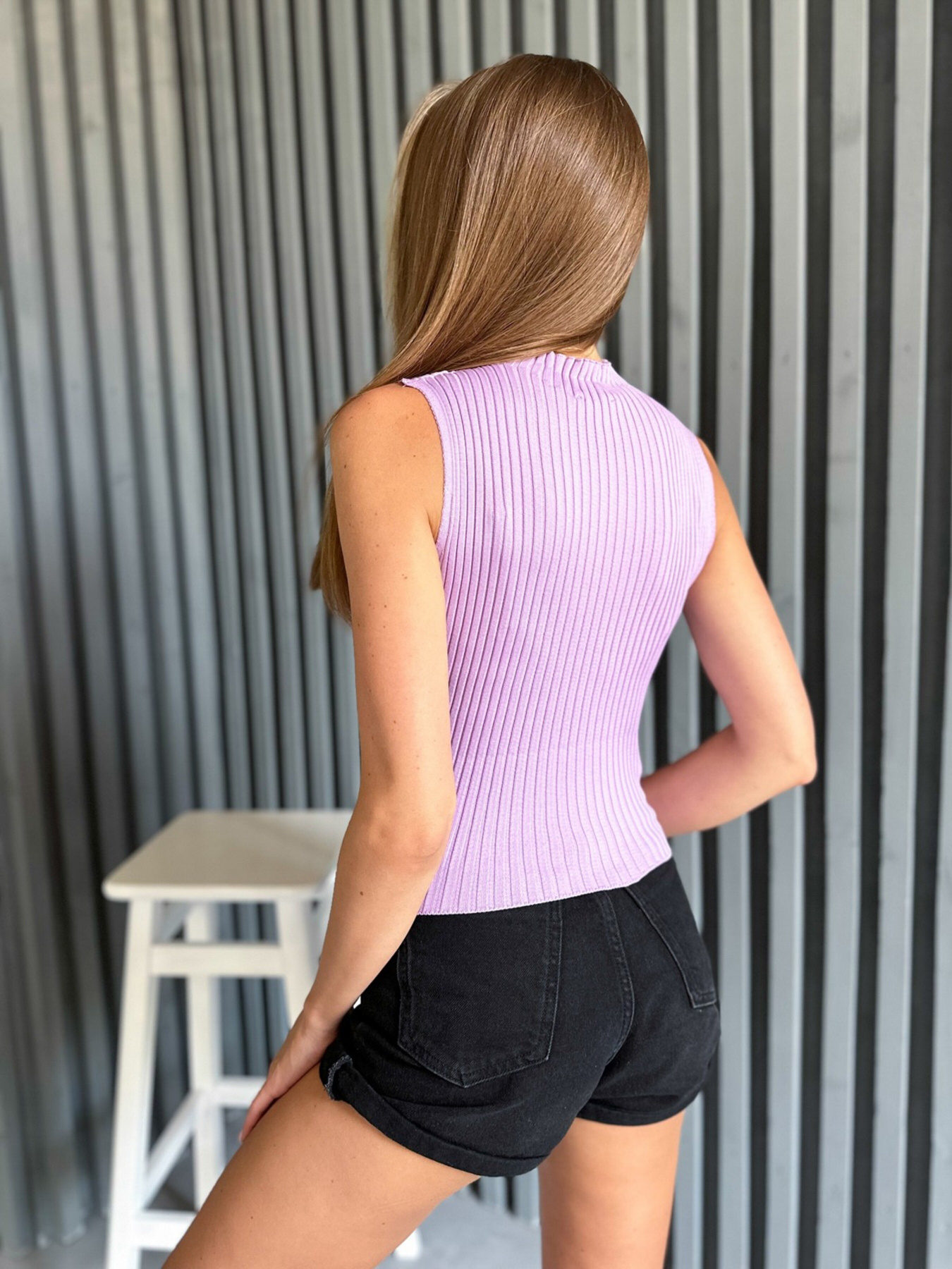 Майка ISSA Plus модель WN20-522_lilac Фото