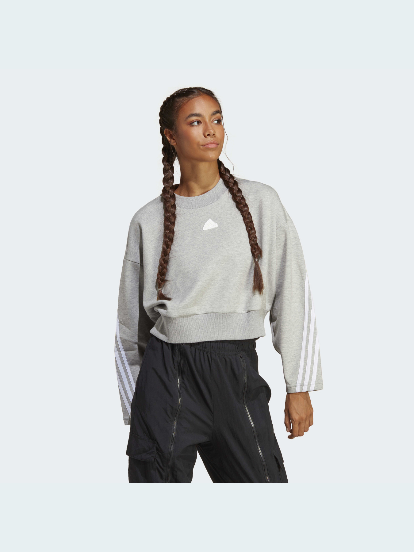 Світшот Adidas 3 Stripes модель IB8496 Фото