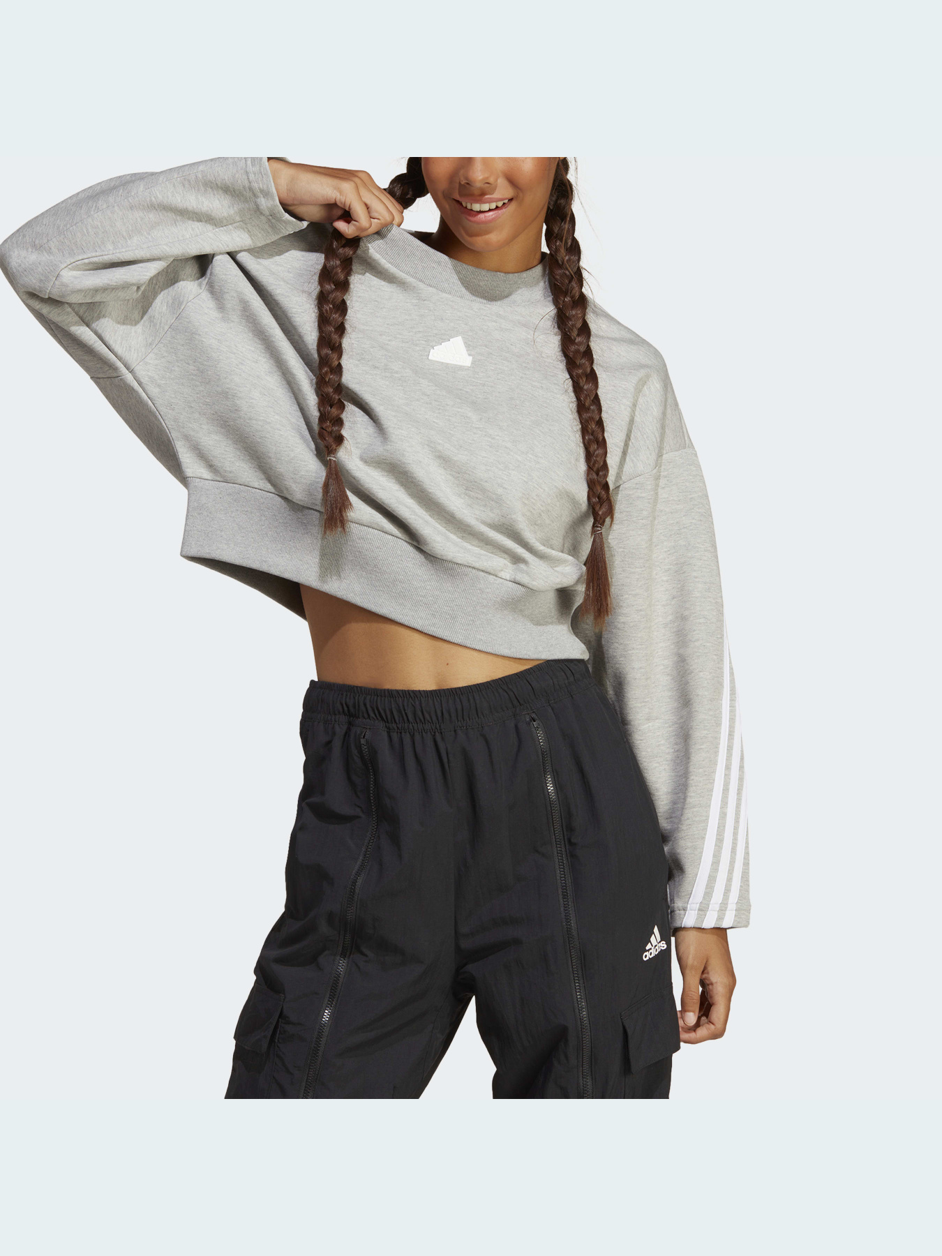 Світшот Adidas 3 Stripes модель IB8496 Фото