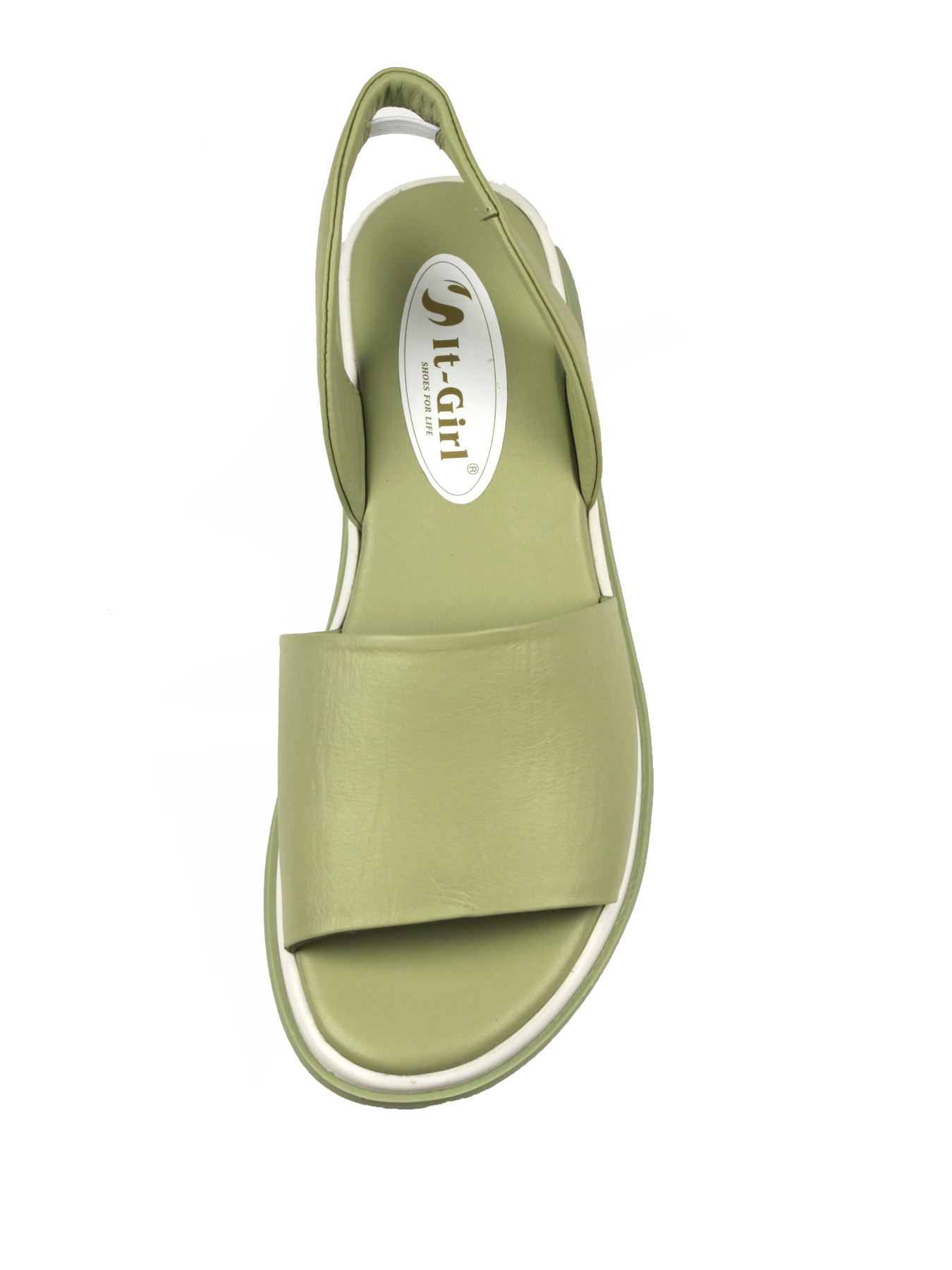 Сандалии It-girl модель 020-857-046-olive Фото